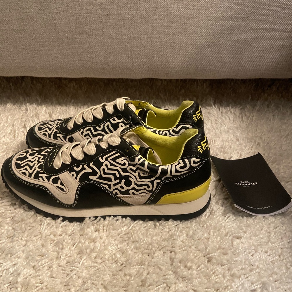 NWT Limited Edition Coach x Keith Haring Joggers